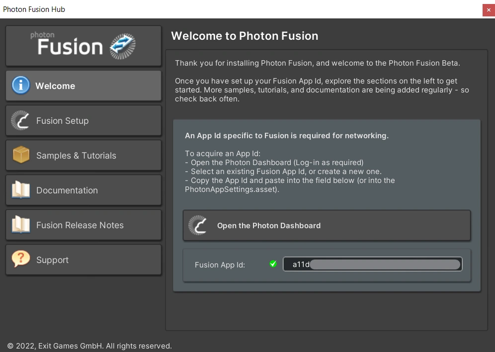 The Photon Hub with a valid Fusion Id.