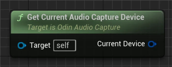 Get Current Audio Capture Device